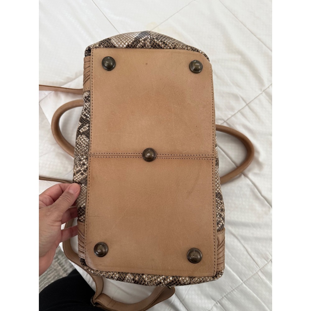 STS Ranchwear Stella Sansa Satchel Genuine Leather Snakeskin Western Bag - Picture 13 of 13